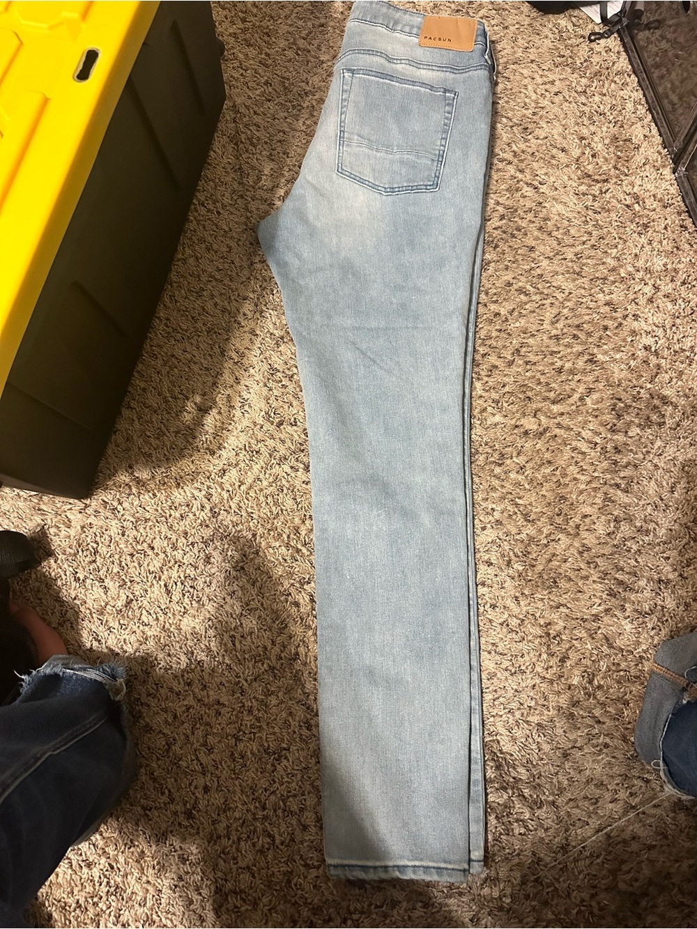 Mens Light Wash Skinny Jeans - Pacsun